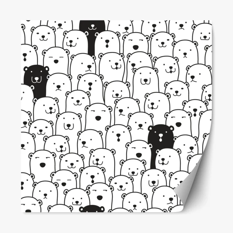 Naklejka repozycjonowalna botaniczny wzór z cytrynami – Wallissimo®