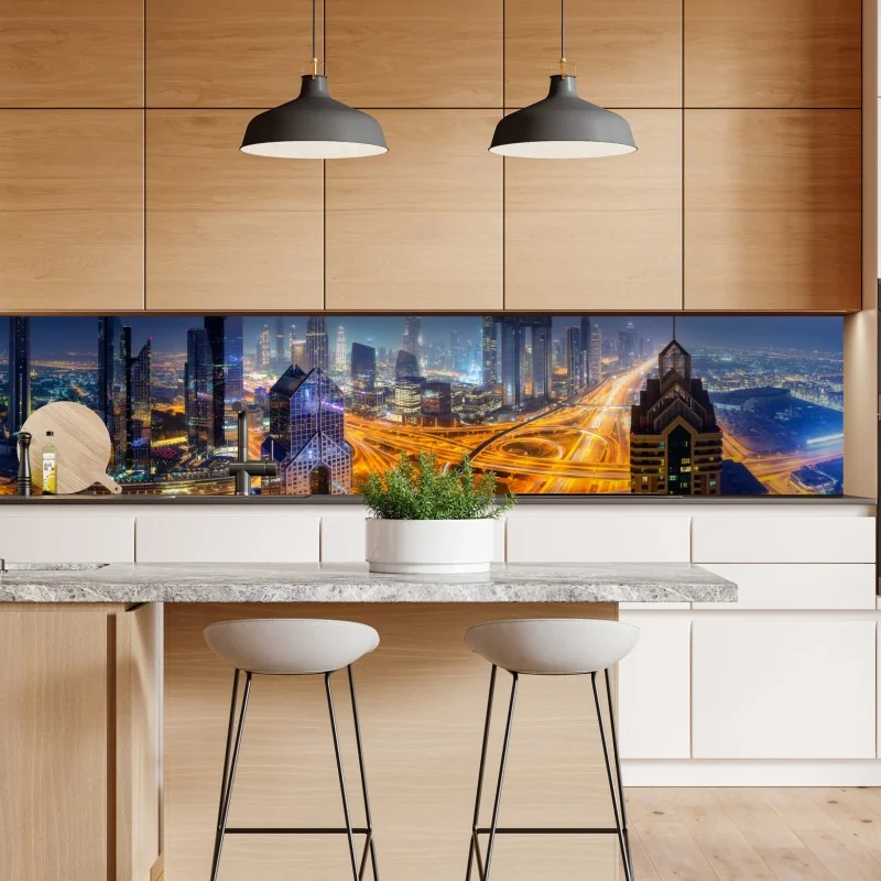 Naklejka repozycjonowalna Toskańskie pagórki o zachodzie słońca – Wallissimo®