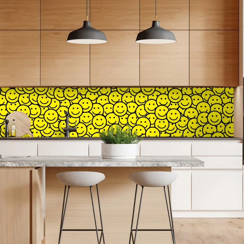 Naklejka repozycjonowalna delikatne różowe anemony i niebieski motyl – Wallissimo®