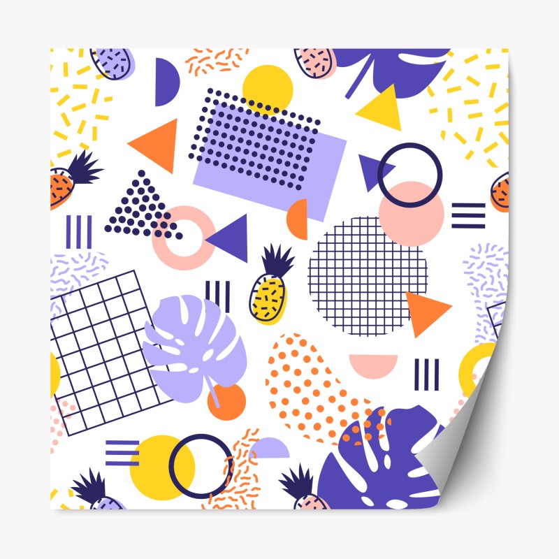 Naklejka repozycjonowalna Chicago panorama miasta w głębokich niebieskich tonach – Wallissimo®