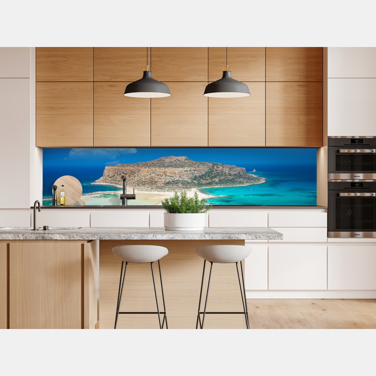 Naklejka repozycjonowalna Balos plaża i turkusowa laguna – Wallissimo® Naklejka repozycjonowalna Balos plaża i turkusowa laguna – Wallissimo®