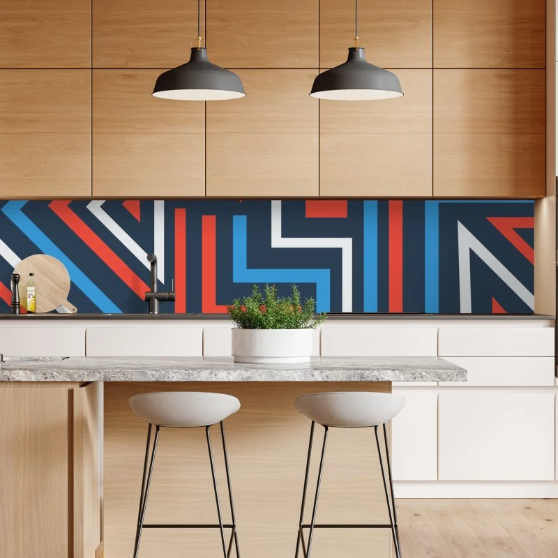 Naklejka repozycjonowalna akwarelowe liście eukaliptusa na ciemnym tle – Wallissimo®