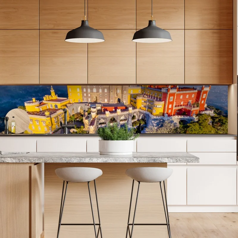 Naklejka repozycjonowalna intensywny pomarańczowy kwiat gerbery z bliska – Wallissimo®