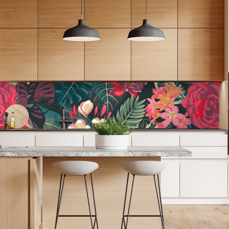 Naklejka repozycjonowalna retro koncentryczne koła – Wallissimo®