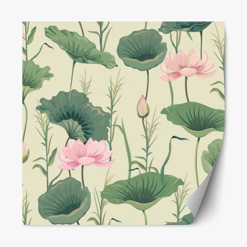 Naklejka repozycjonowalna złote modrzewie i Matterhorn – Wallissimo®