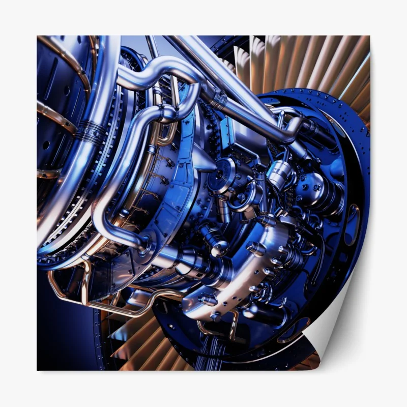 Naklejka repozycjonowalna alpejska wiosenna łąka z ośnieżonymi szczytami – Wallissimo®