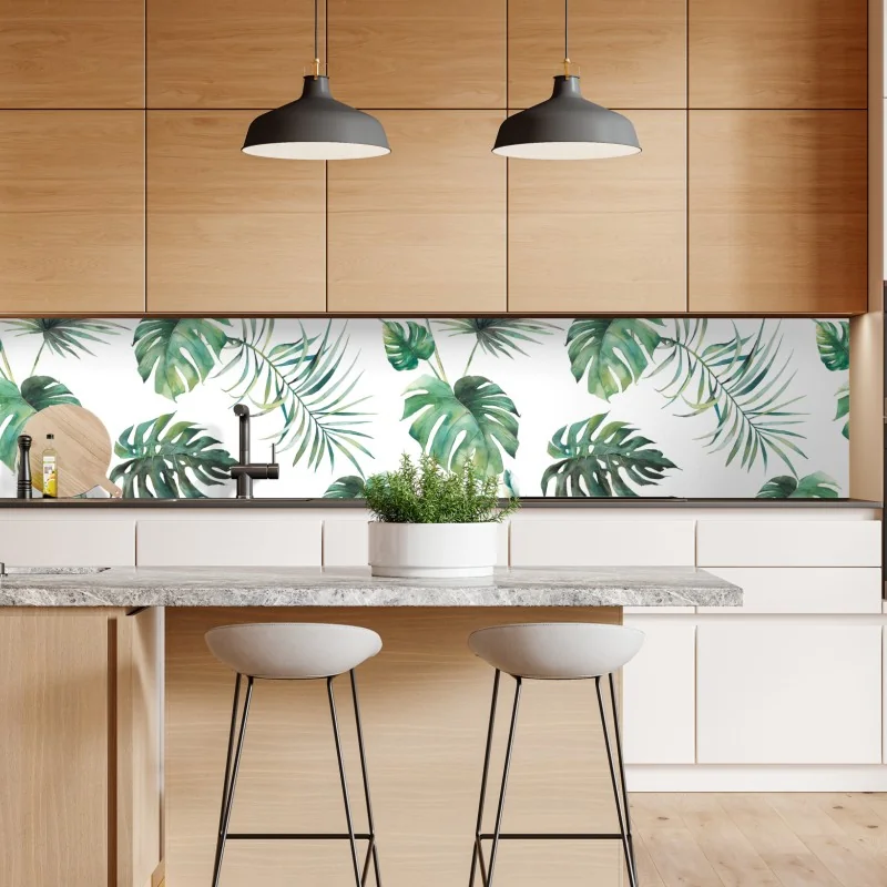 Naklejka repozycjonowalna retro falisty wzór mid-century – Wallissimo®