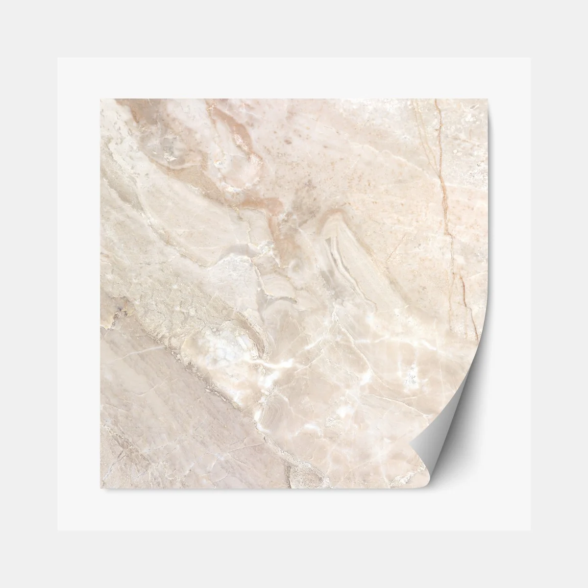 Naklejka repozycjonowalna beżowa tekstura marmuru – Wallissimo® Naklejka repozycjonowalna beżowa tekstura marmuru – Wallissimo®