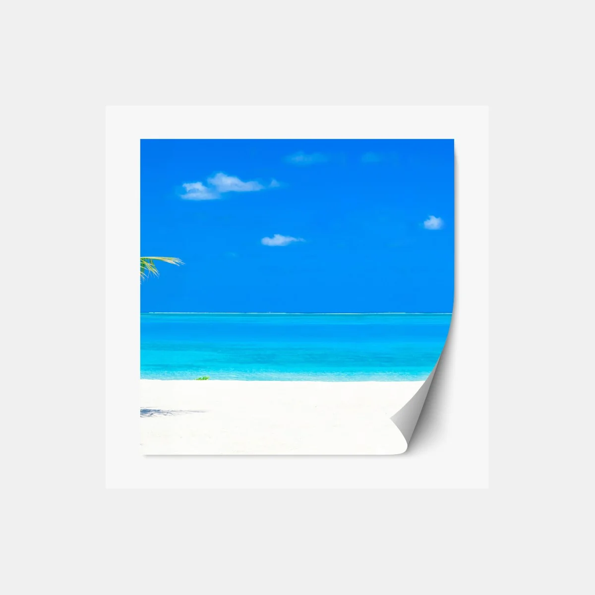 Naklejka repozycjonowalna Malediwy tropikalna plaża raj – Wallissimo® Naklejka repozycjonowalna Malediwy tropikalna plaża raj – Wallissimo®