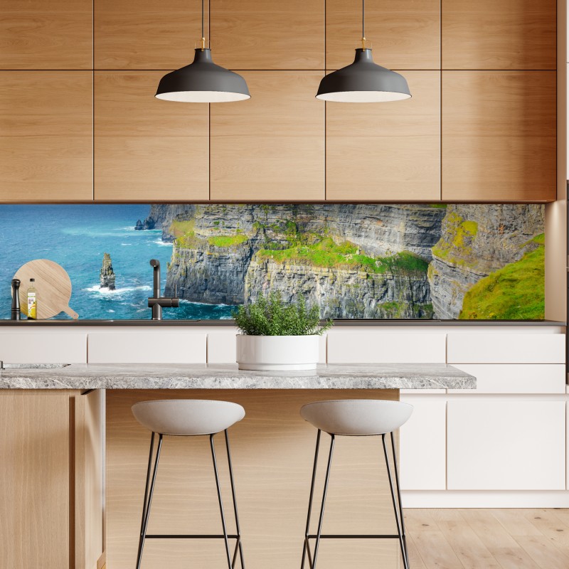 Naklejka repozycjonowalna złote geometryczne fasety – Wallissimo®