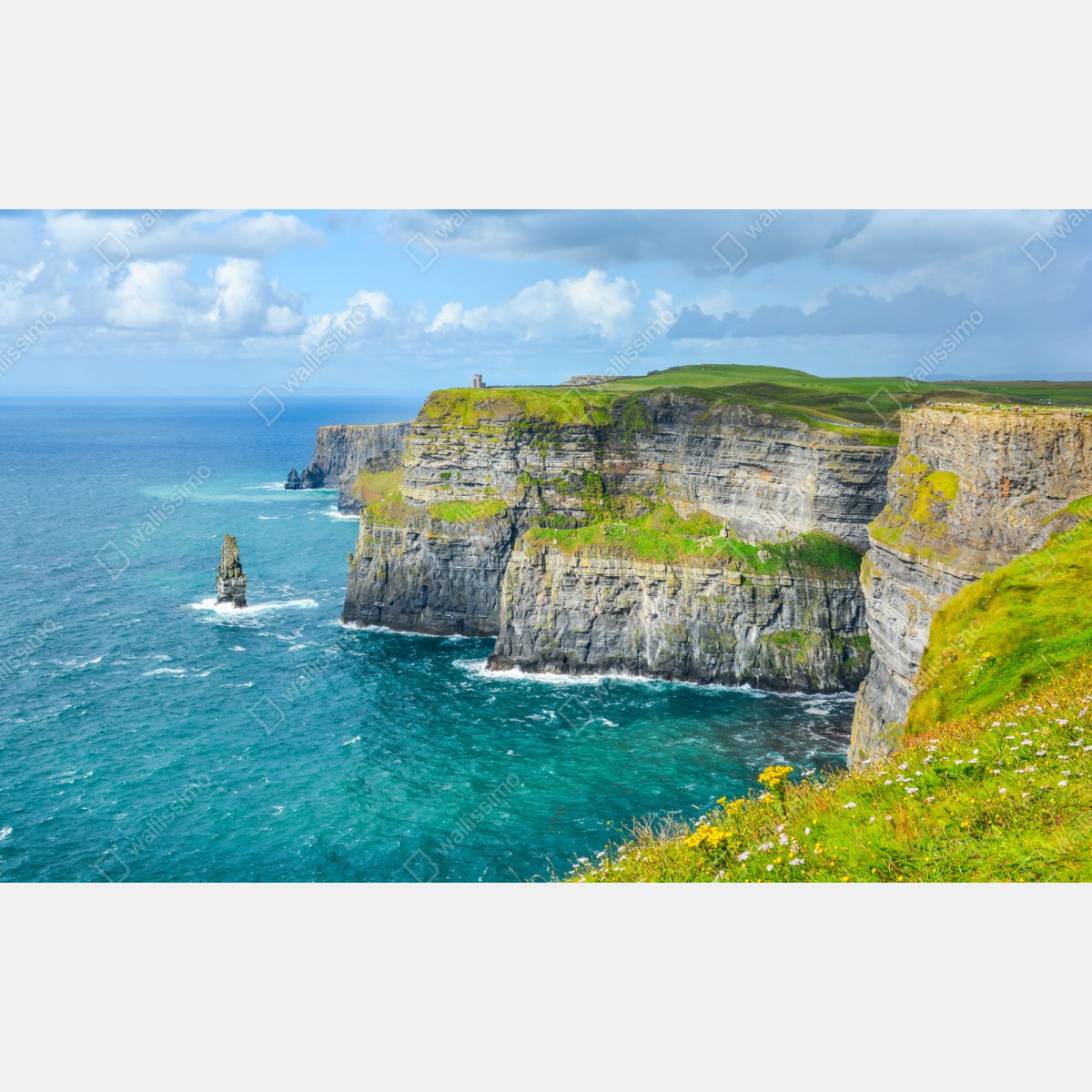 Naklejka repozycjonowalna dramatyczne klify nadmorskie i widok na ocean – Wallissimo® Naklejka repozycjonowalna dramatyczne klify nadmorskie i widok na ocean – Wallissimo®