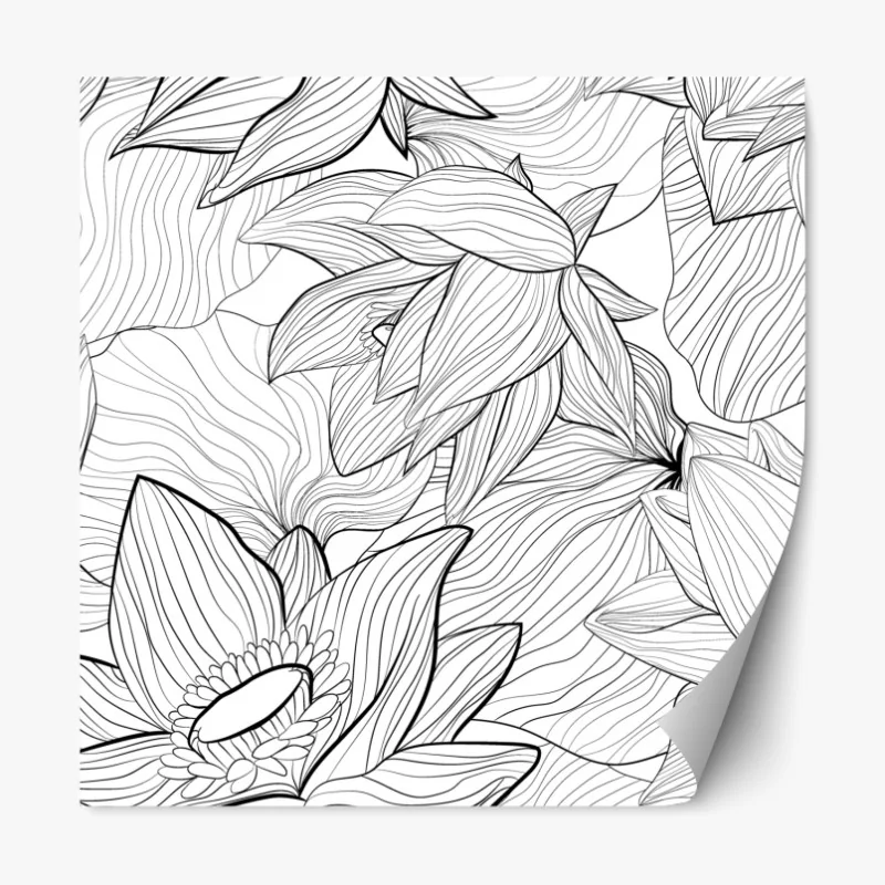 Naklejka repozycjonowalna bujna leśna ścieżka – Wallissimo®