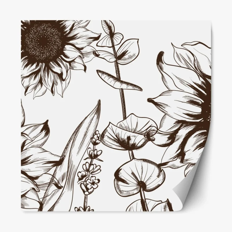 Naklejka repozycjonowalna biała betonowa fasada w geometrycznym wzorze – Wallissimo®