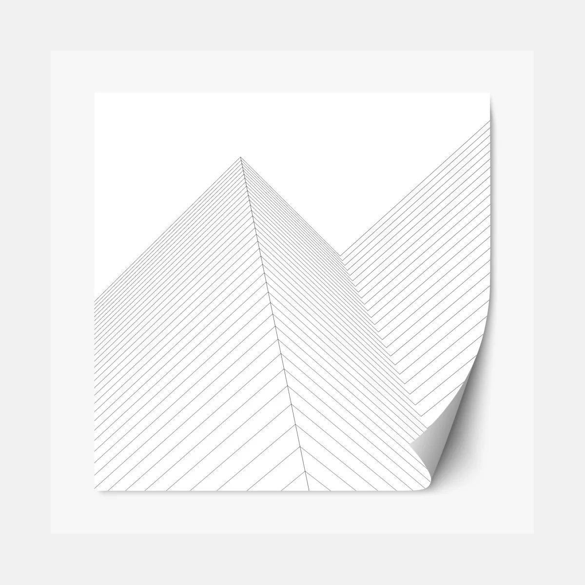 Naklejka repozycjonowalna geometryczne linie architektoniczne – Wallissimo® Naklejka repozycjonowalna geometryczne linie architektoniczne – Wallissimo®