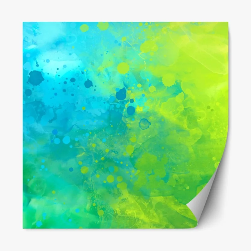 Naklejka repozycjonowalna spokojna zielona kładka nad rzeką – Wallissimo®