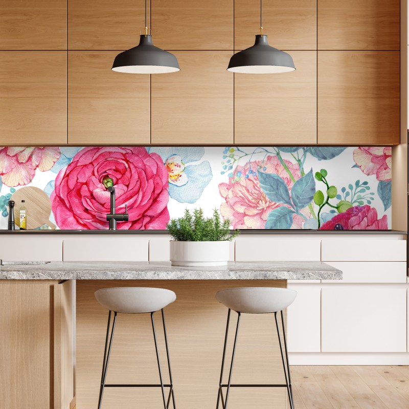 Naklejka repozycjonowalna radosny geometryczny wzór – Wallissimo®