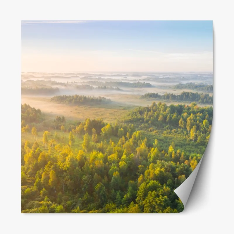 Naklejka repozycjonowalna geometryczny wzór balkonów – Wallissimo®