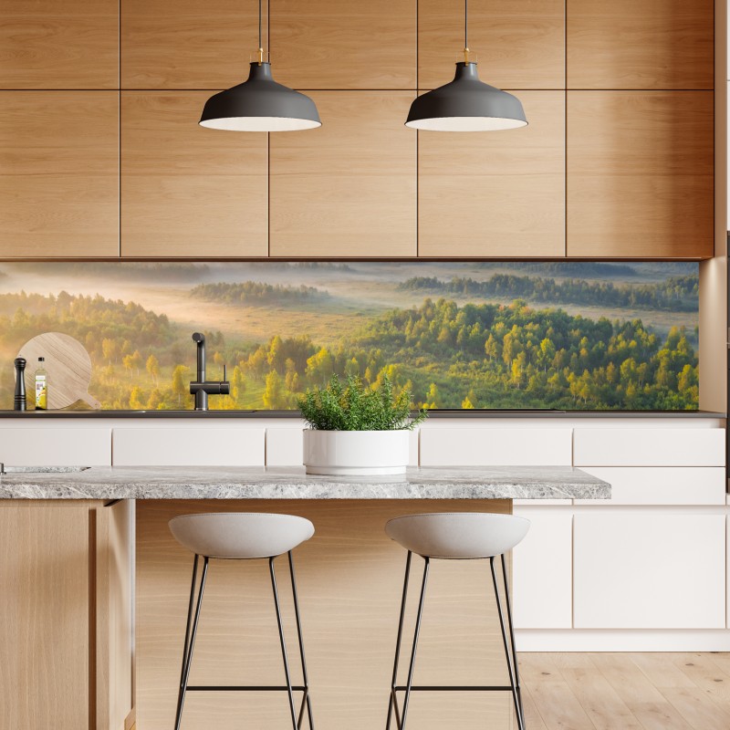 Naklejka repozycjonowalna geometryczny wzór balkonów – Wallissimo®