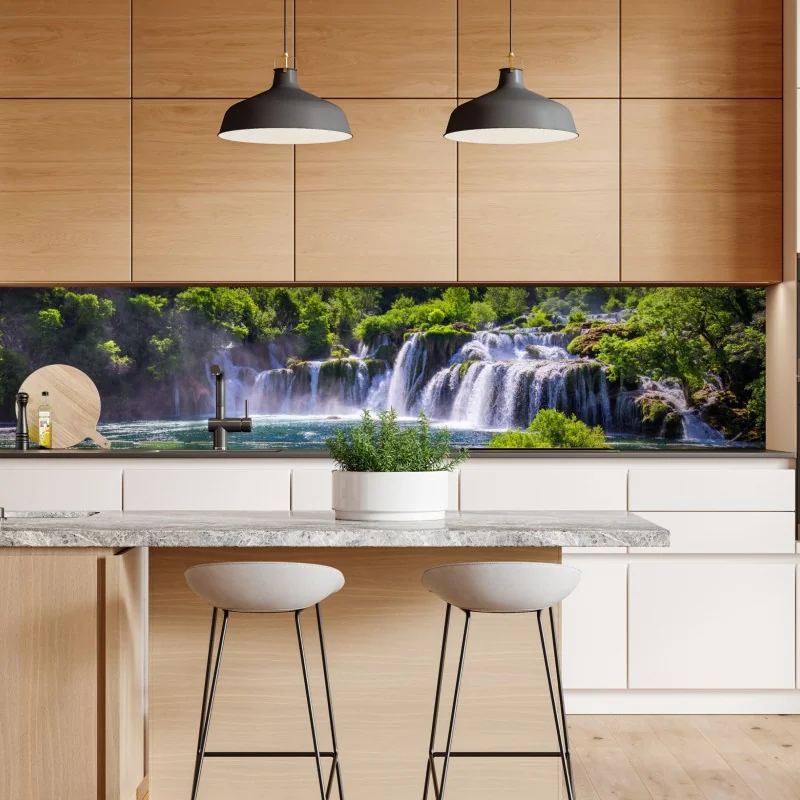 Naklejka repozycjonowalna delikatny pastelowy wzór kwiatowy – Wallissimo®