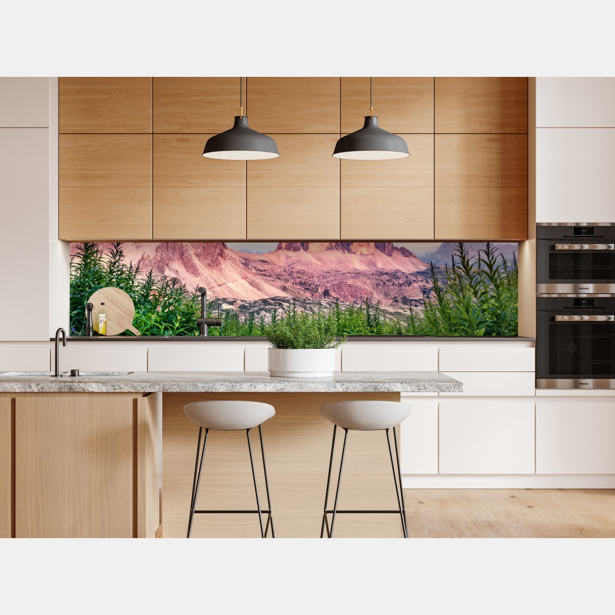 Naklejka repozycjonowalna zachód słońca w Tre Cime di Lavaredo – Wallissimo® Naklejka repozycjonowalna zachód słońca w Tre Cime di Lavaredo – Wallissimo®