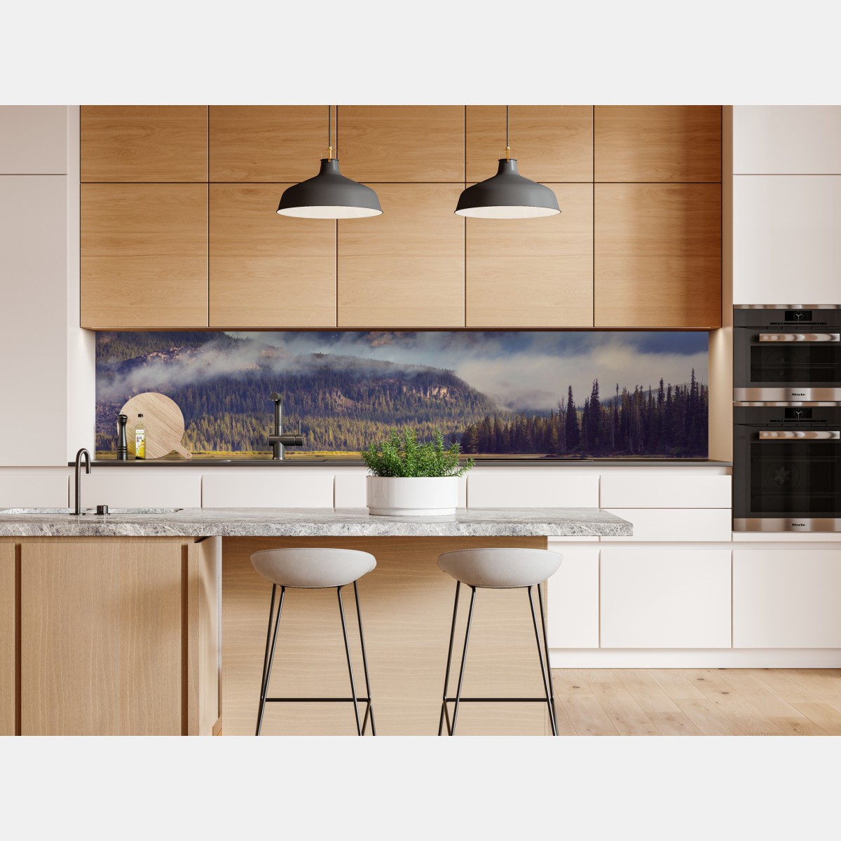 Naklejka repozycjonowalna spokojne górskie jezioro w Oregonie – Wallissimo® Naklejka repozycjonowalna spokojne górskie jezioro w Oregonie – Wallissimo®