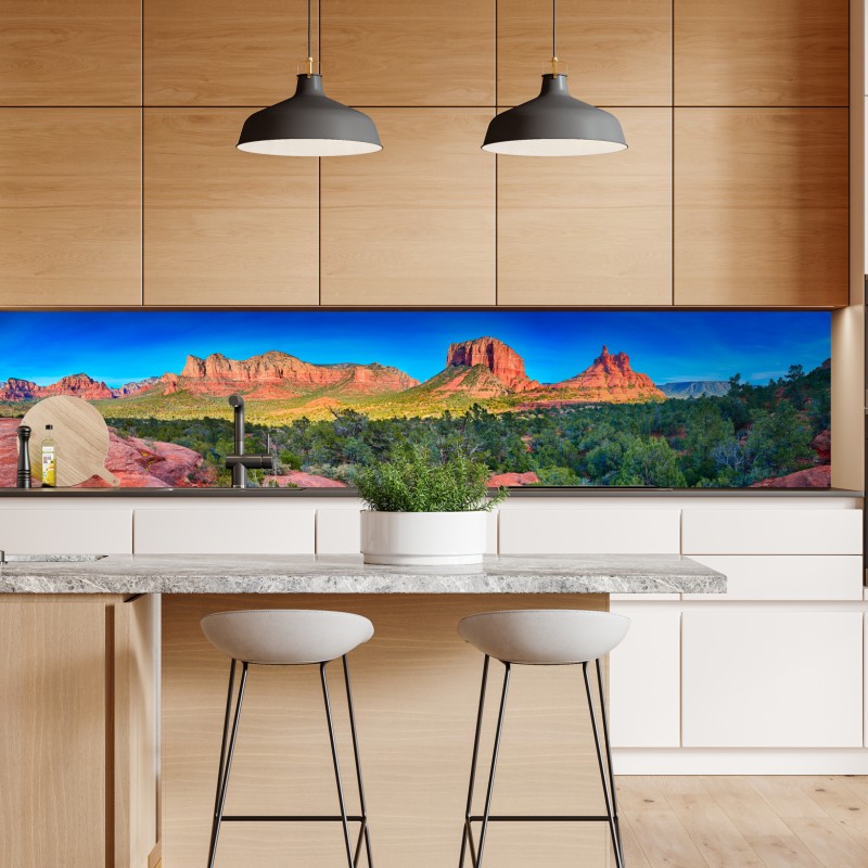 Naklejka repozycjonowalna złoty wzór damaskowy na granatowym tle – Wallissimo®