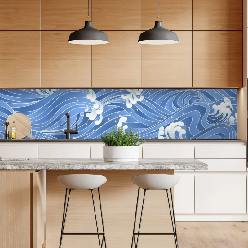 Naklejka repozycjonowalna majestatyczny ryczący lew w monochromie – Wallissimo®