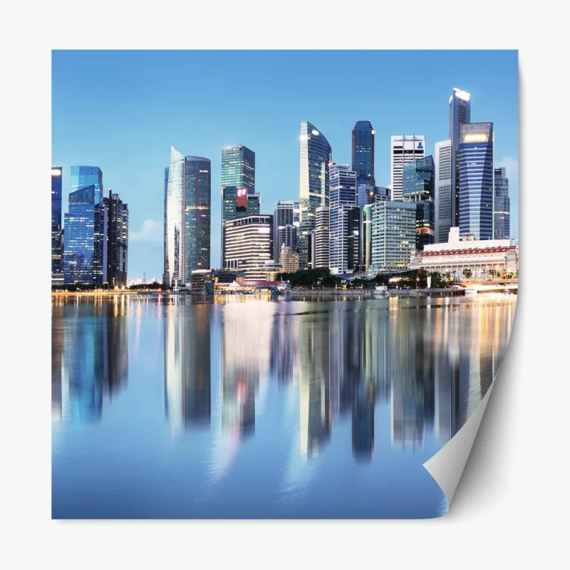 Naklejka repozycjonowalna wieża Eiffla i karuzela w Paryżu – Wallissimo®