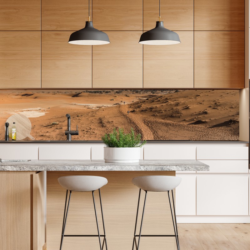 Naklejka repozycjonowalna słoneczny dzień na plaży – Wallissimo®