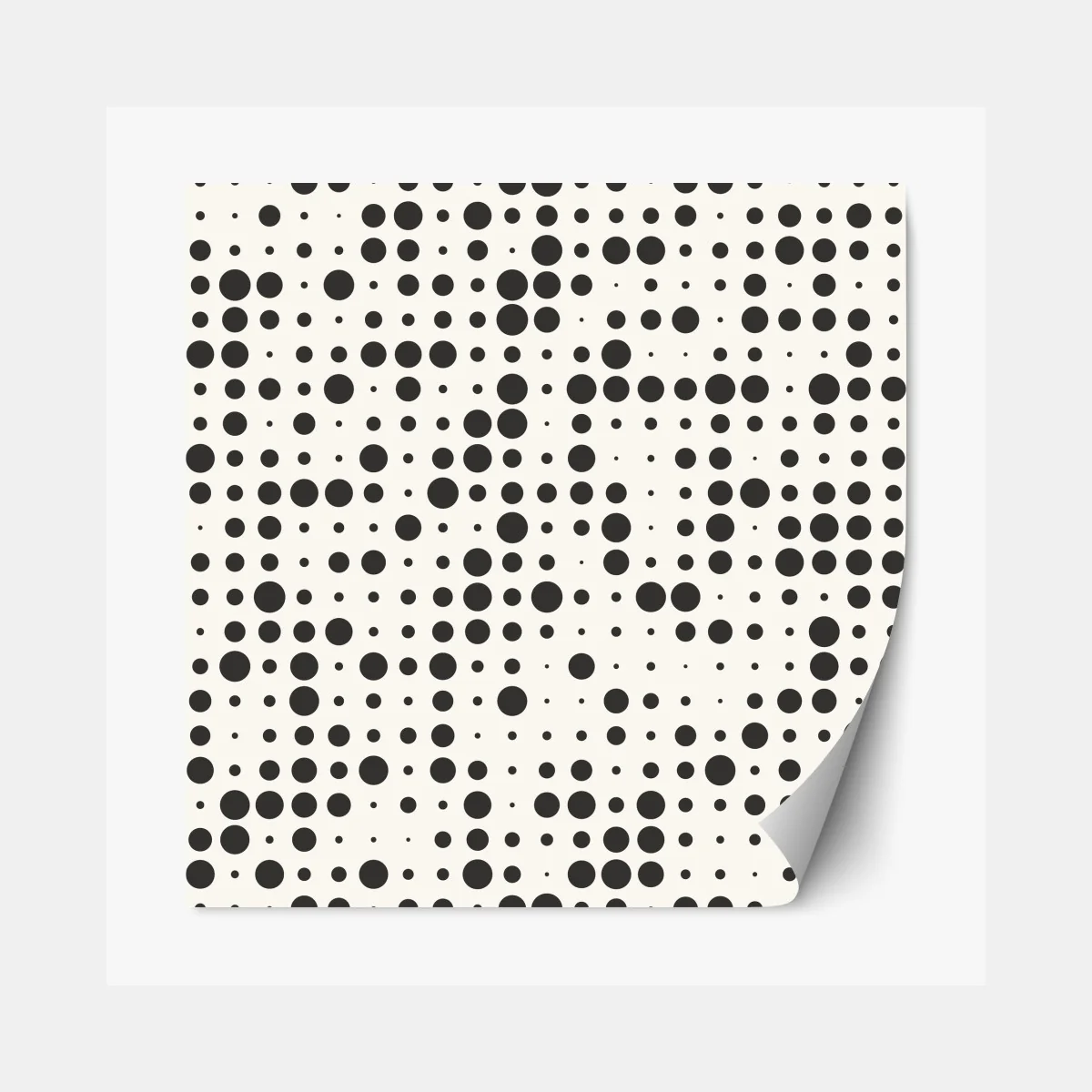 Naklejka repozycjonowalna minimalistyczny wzór kropek – Wallissimo® Naklejka repozycjonowalna minimalistyczny wzór kropek – Wallissimo®