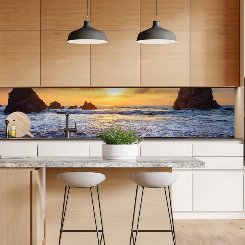 Naklejka repozycjonowalna różowy wzór z karetą księżniczki – Wallissimo®