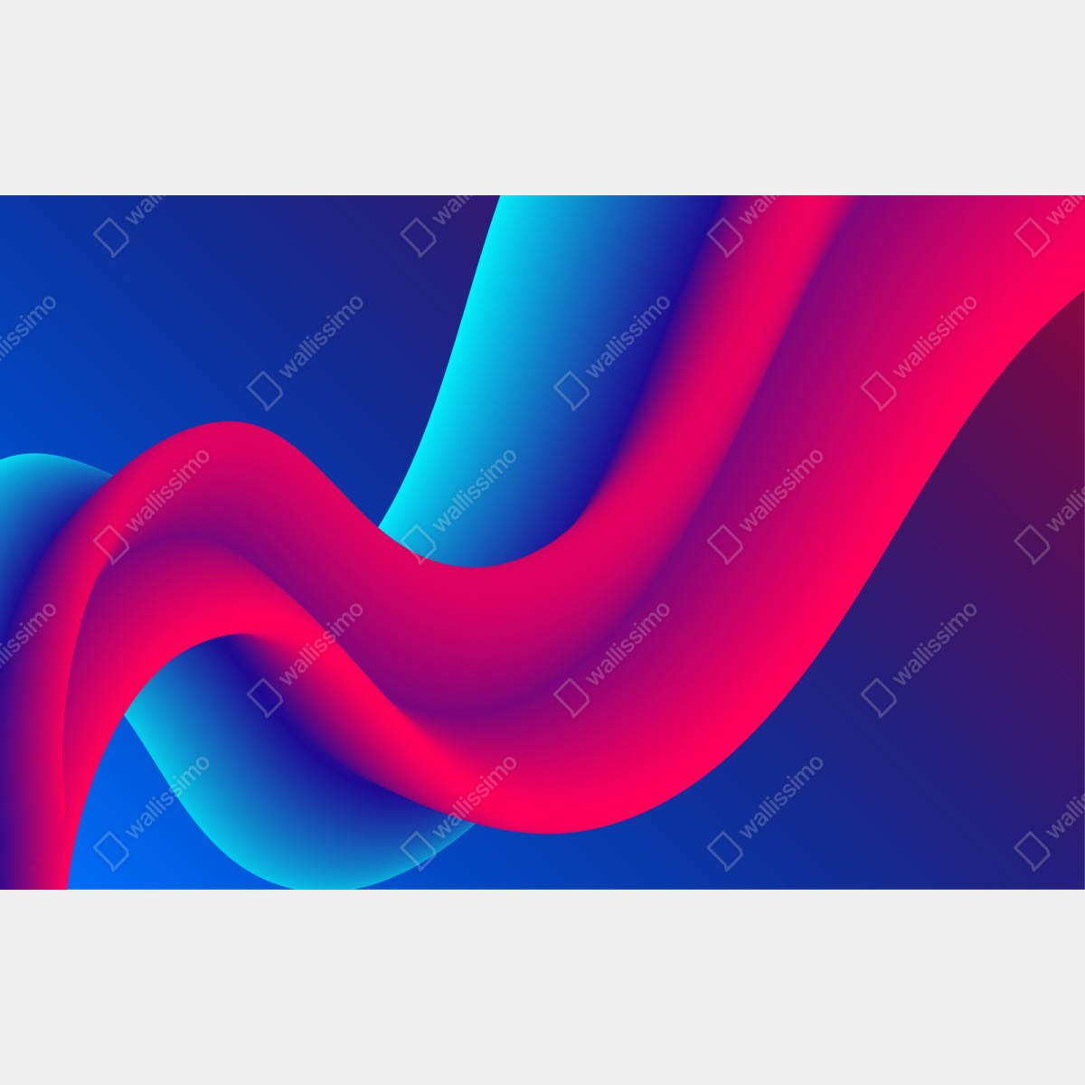Naklejka repozycjonowalna żywe falujące gradienty – Wallissimo® Naklejka repozycjonowalna żywe falujące gradienty – Wallissimo®