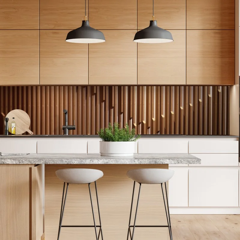 Naklejka repozycjonowalna beżowa tekstura marmuru – Wallissimo®