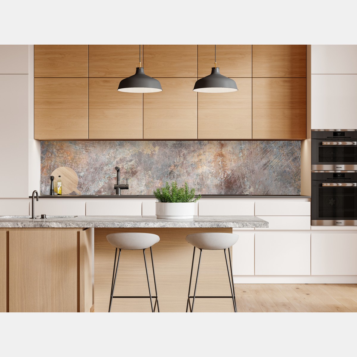 Naklejka repozycjonowalna subtelna teksturowana abstrakcja w ciepłych neutralnych tonach – Wallissimo® Naklejka repozycjonowalna subtelna teksturowana abstrakcja w ciepłych neutralnych tonach – Wallissimo®