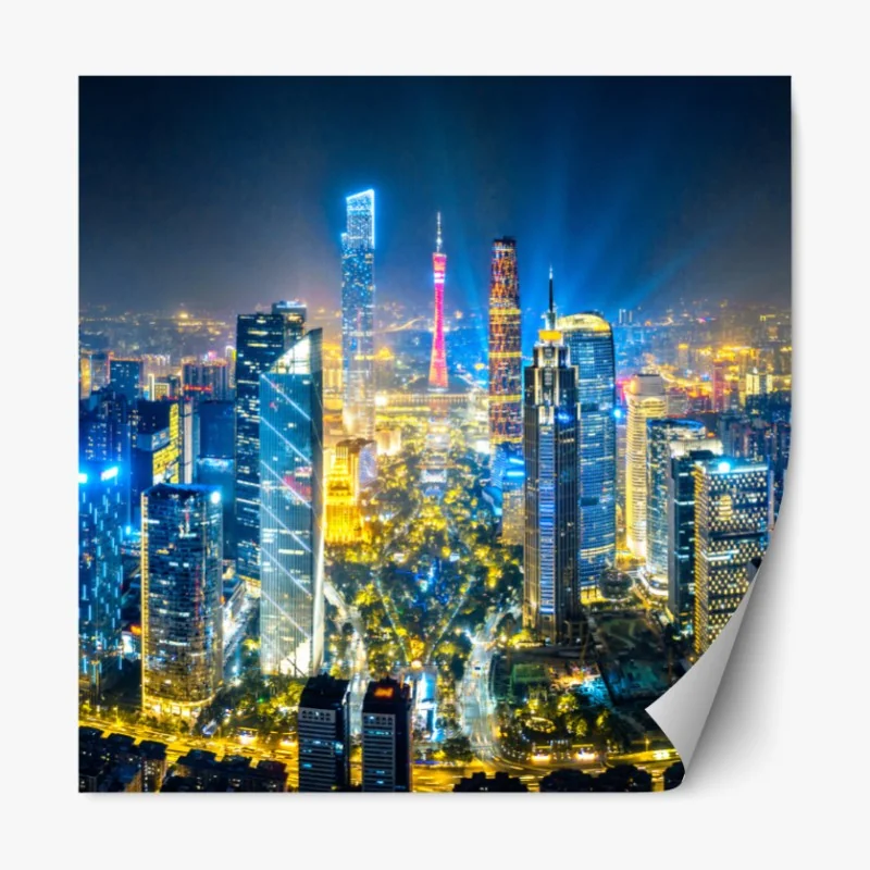 Naklejka repozycjonowalna trzy dmuchawce na turkusowym tle – Wallissimo®