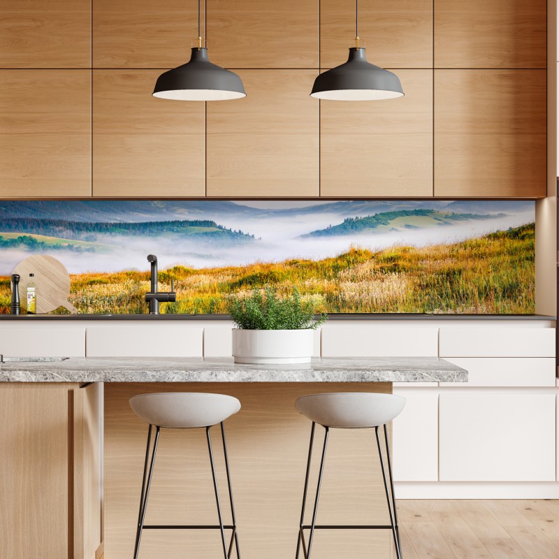 Naklejka repozycjonowalna egzotyczny wzór z gepardami i różami – Wallissimo®