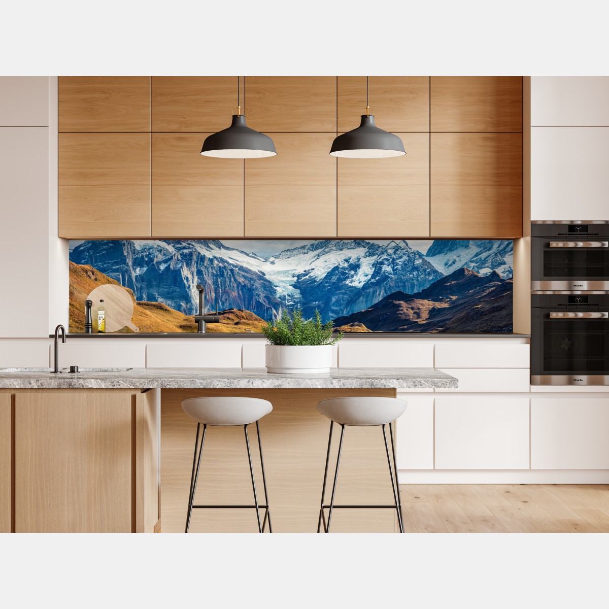 Naklejka repozycjonowalna poranek nad jeziorem Bachalp, Alpy Szwajcarskie – Wallissimo® Naklejka repozycjonowalna poranek nad jeziorem Bachalp, Alpy Szwajcarskie – Wallissimo®