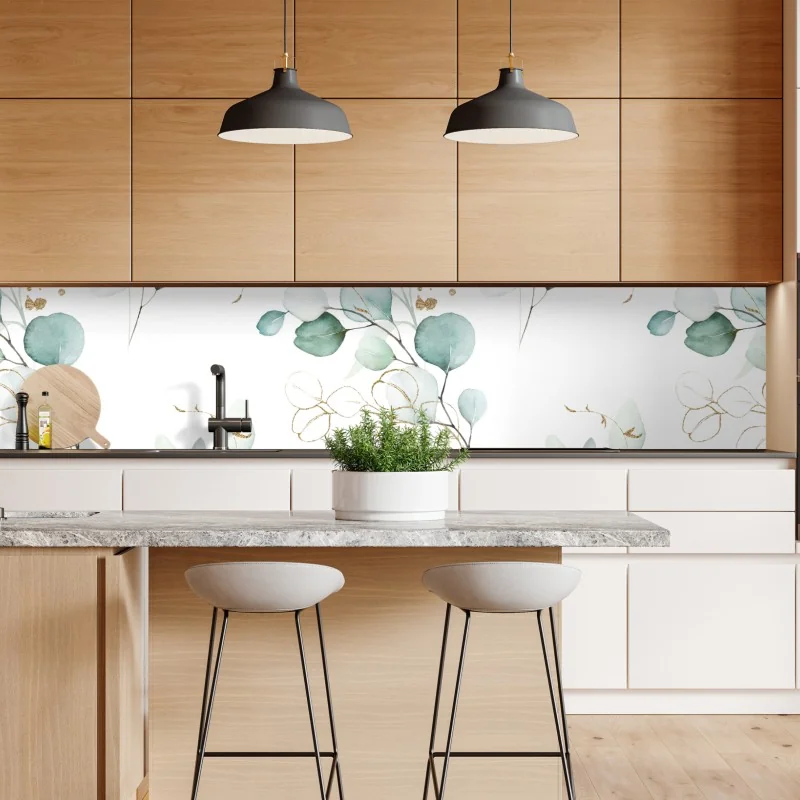 Naklejka repozycjonowalna perspektywa Mostu Brooklyńskiego w monochromie – Wallissimo®