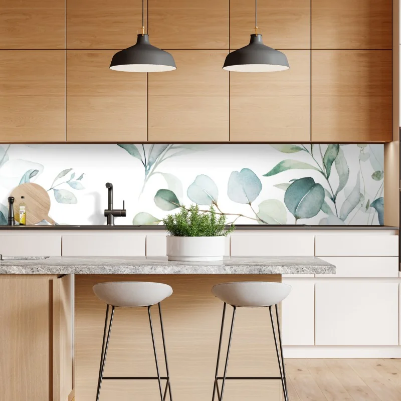 Naklejka repozycjonowalna granatowy geometryczny wzór sześcianów – Wallissimo®