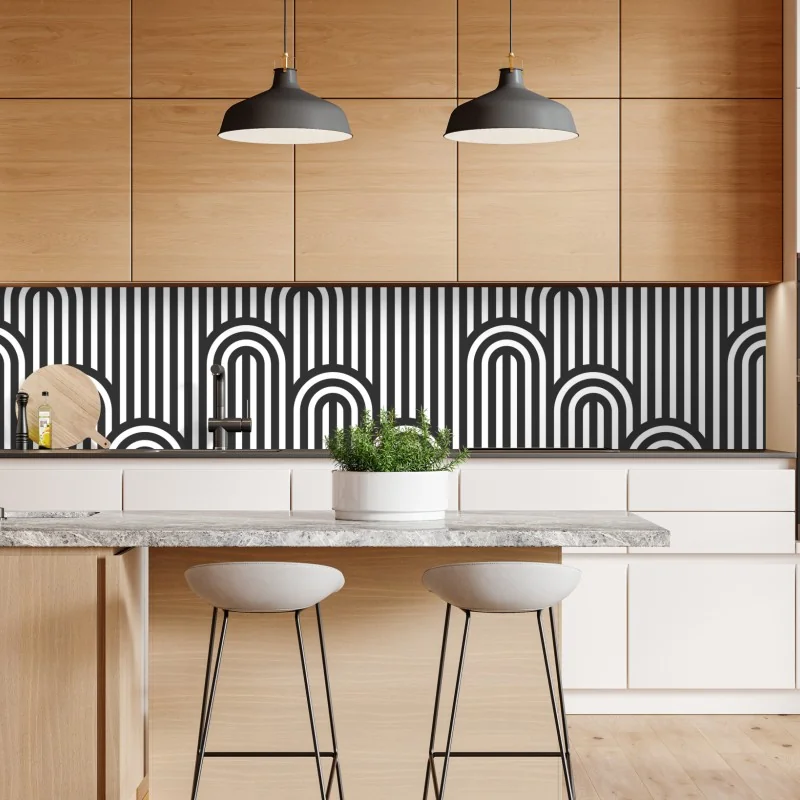 Naklejka repozycjonowalna różowy geometryczny jednorożec na ścianę – Wallissimo®