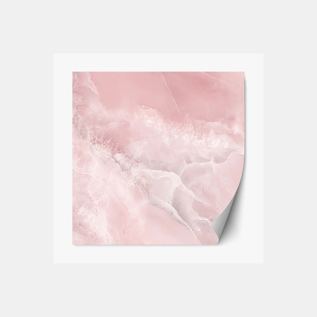Naklejka repozycjonowalna delikatna różowa tekstura marmuru – Wallissimo® Naklejka repozycjonowalna delikatna różowa tekstura marmuru – Wallissimo®