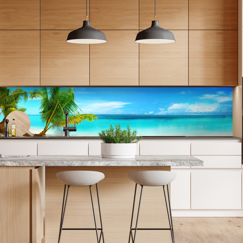 Naklejka repozycjonowalna luksusowy złoty wzór kwiatowy na granacie – Wallissimo®