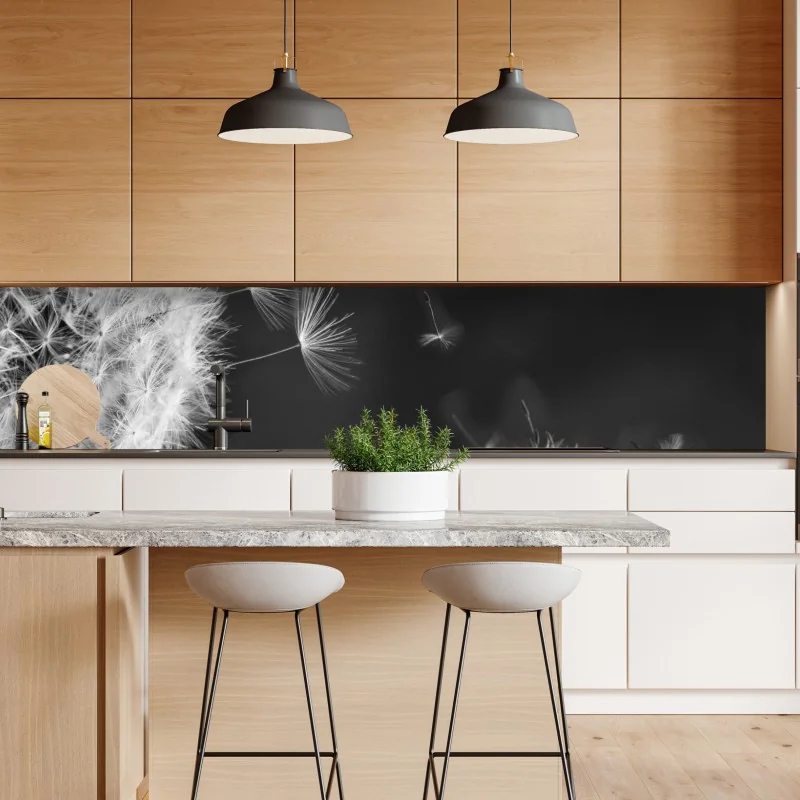 Naklejka repozycjonowalna botaniczny wzór z cytrynami – Wallissimo®