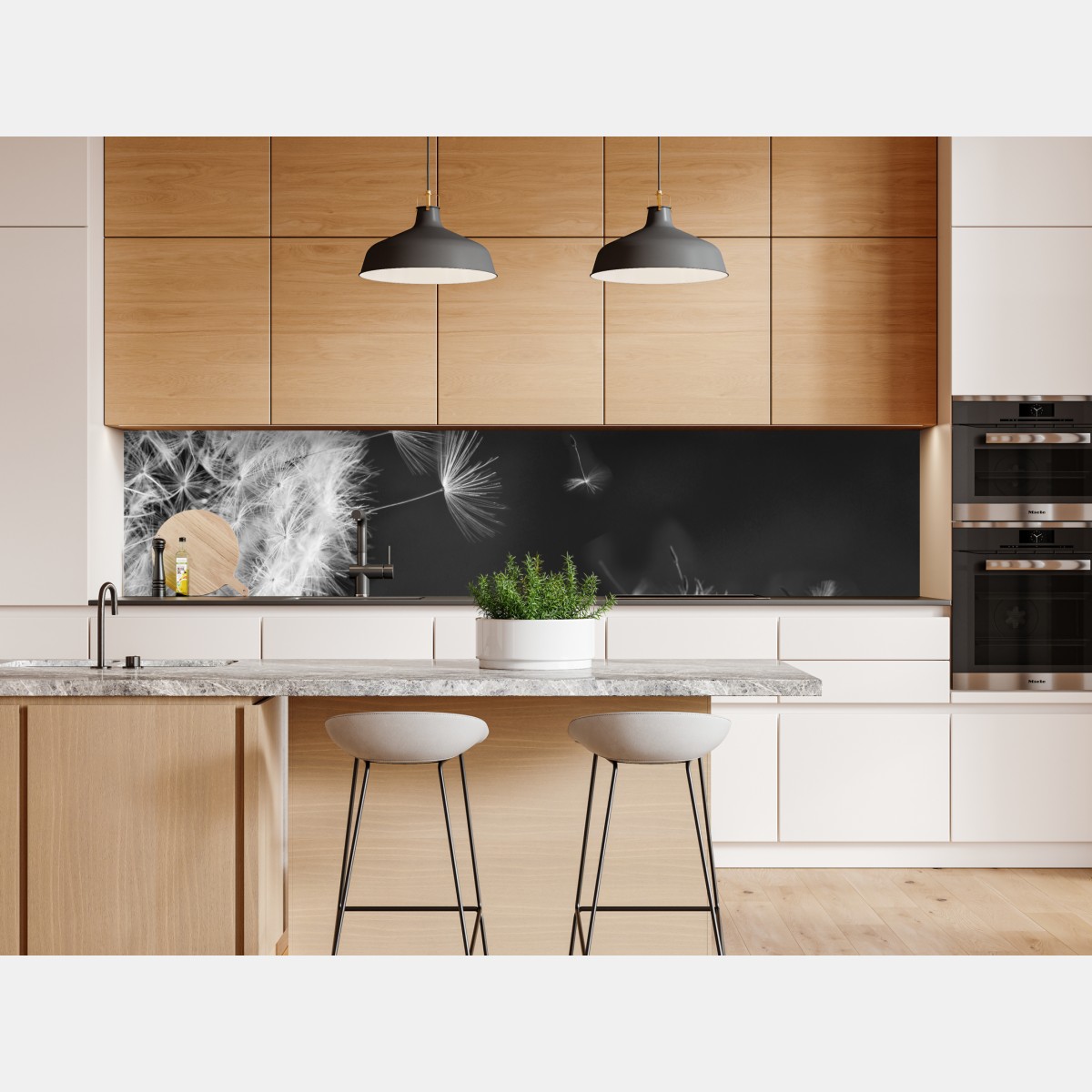 Naklejka repozycjonowalna unoszące się nasiona mniszka – Wallissimo® Naklejka repozycjonowalna unoszące się nasiona mniszka – Wallissimo®