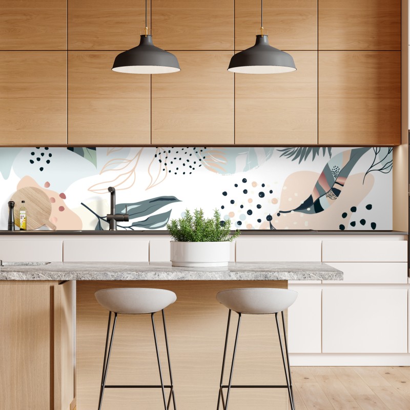 Naklejka repozycjonowalna żywy geometryczny wzór pop – Wallissimo®