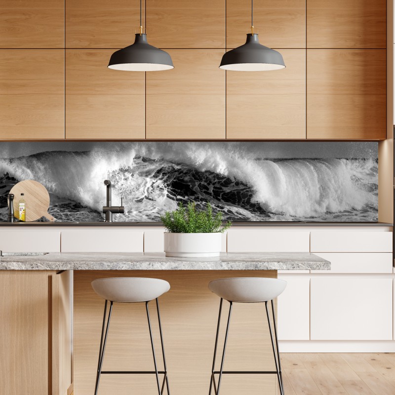 Naklejka repozycjonowalna botaniczny wzór z cytrynami – Wallissimo®