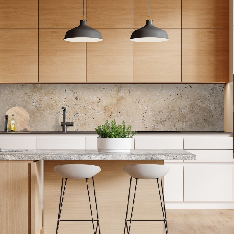 Naklejka repozycjonowalna akwarelowy tukan w tropikalnym wzorze – Wallissimo®