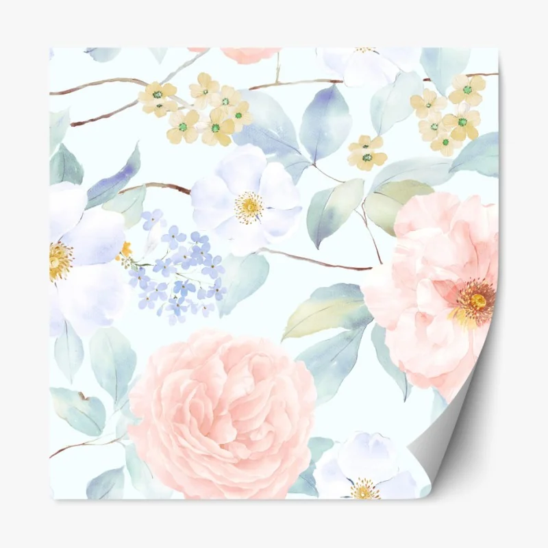 Naklejka repozycjonowalna widok z lotu ptaka na zatokę Port de Sóller – Wallissimo®