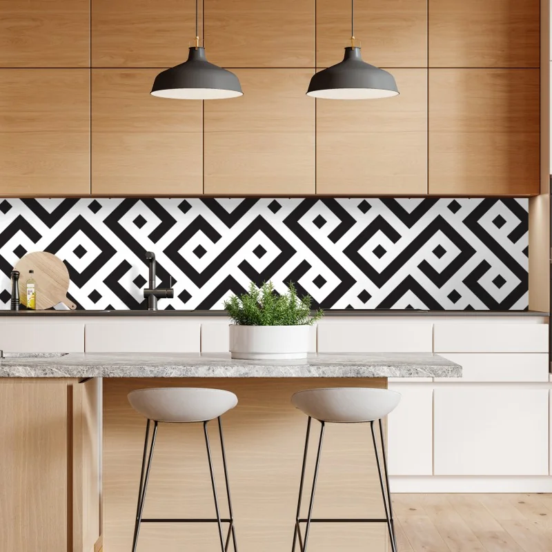 Naklejka repozycjonowalna tropikalny wzór z tukanem i kwiatami – Wallissimo®