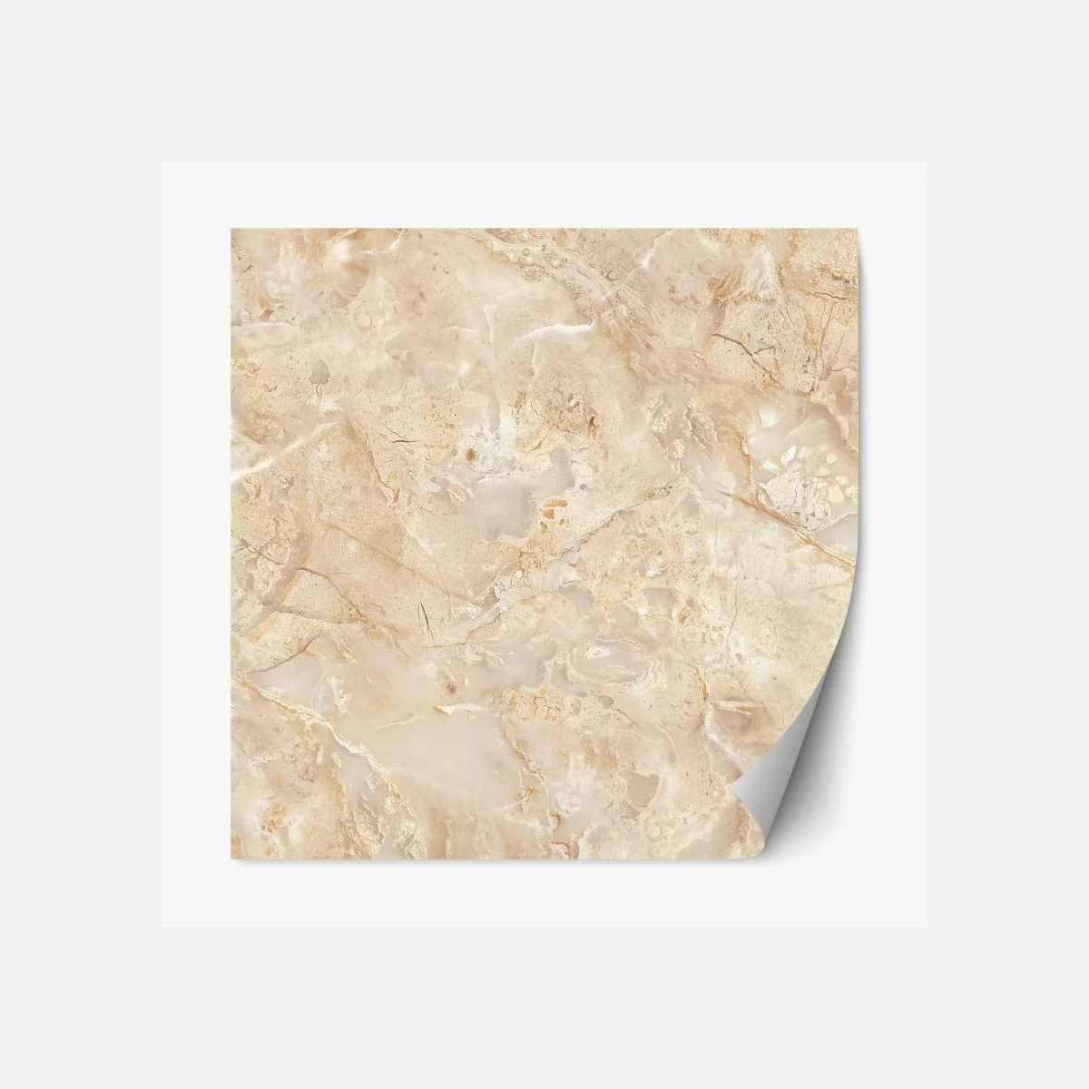 Naklejka repozycjonowalna beżowa tekstura marmuru z naturalnymi żyłami – Wallissimo® Naklejka repozycjonowalna beżowa tekstura marmuru z naturalnymi żyłami – Wallissimo®